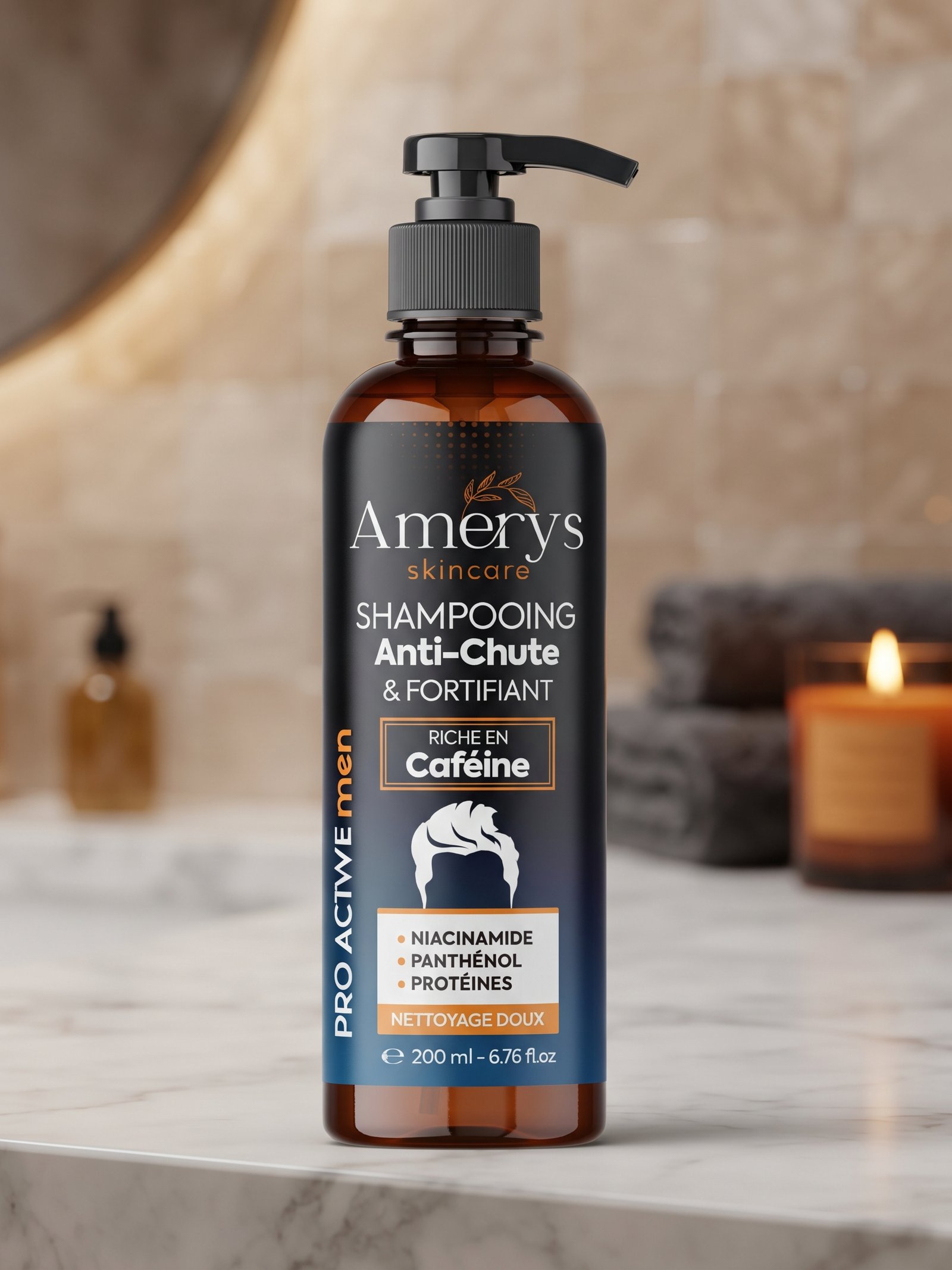 Shampoing Anti-Chute Pro Active Men 200ml